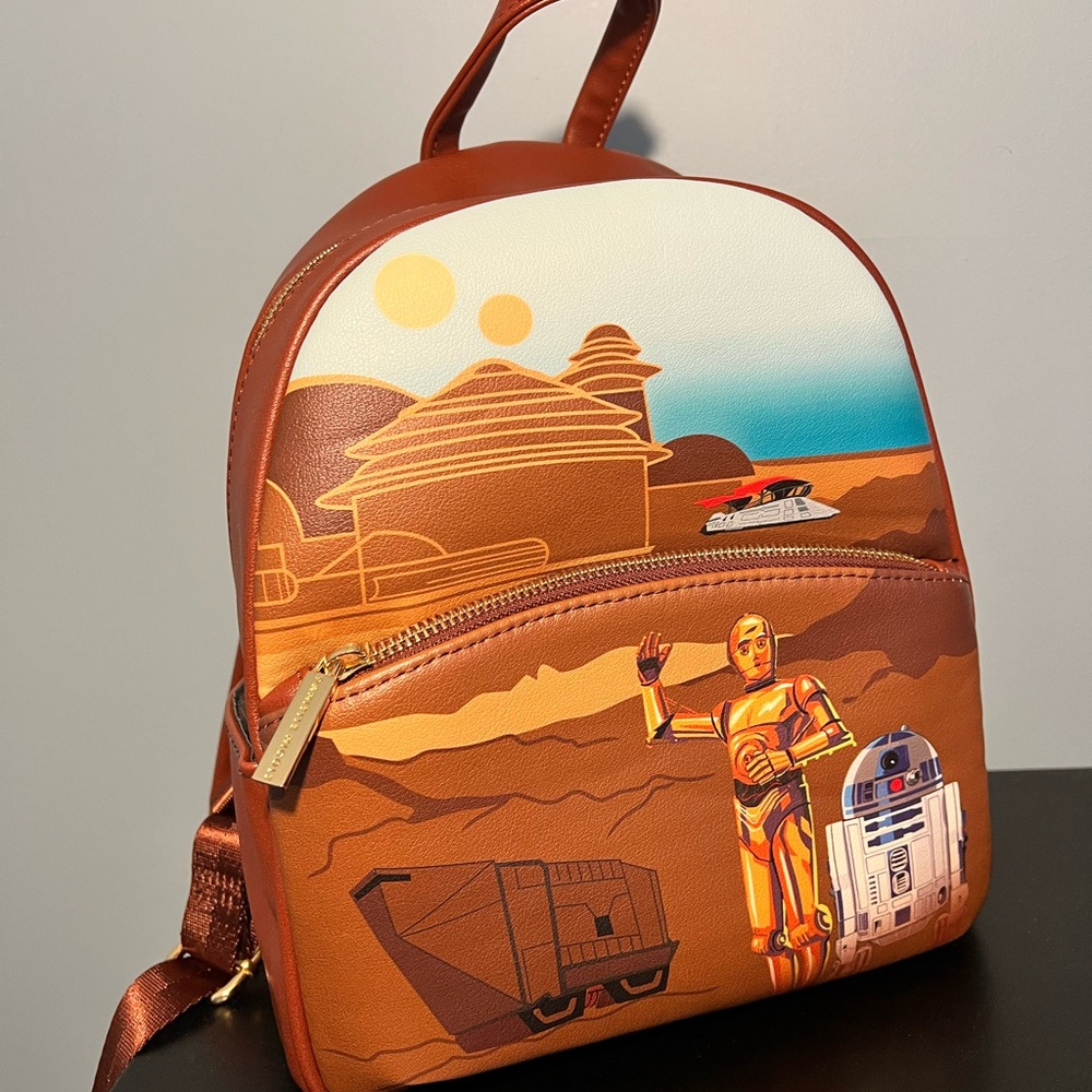 Star Wars Danielle Nicole C-3PO & R2D2 Backpack